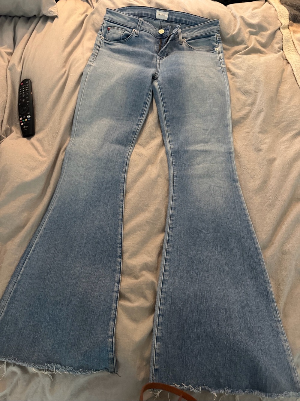 Hudson Jeans Light Wash Flare Jeans